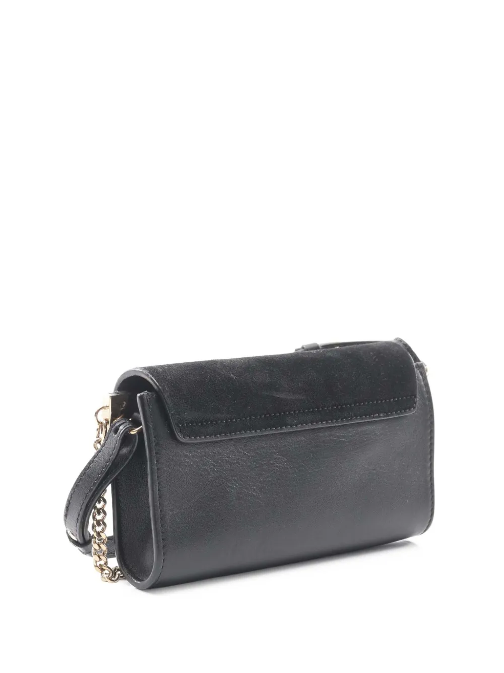 2010-2025 Mini Calfskin And Suede Faye Chain Crossbody Bag