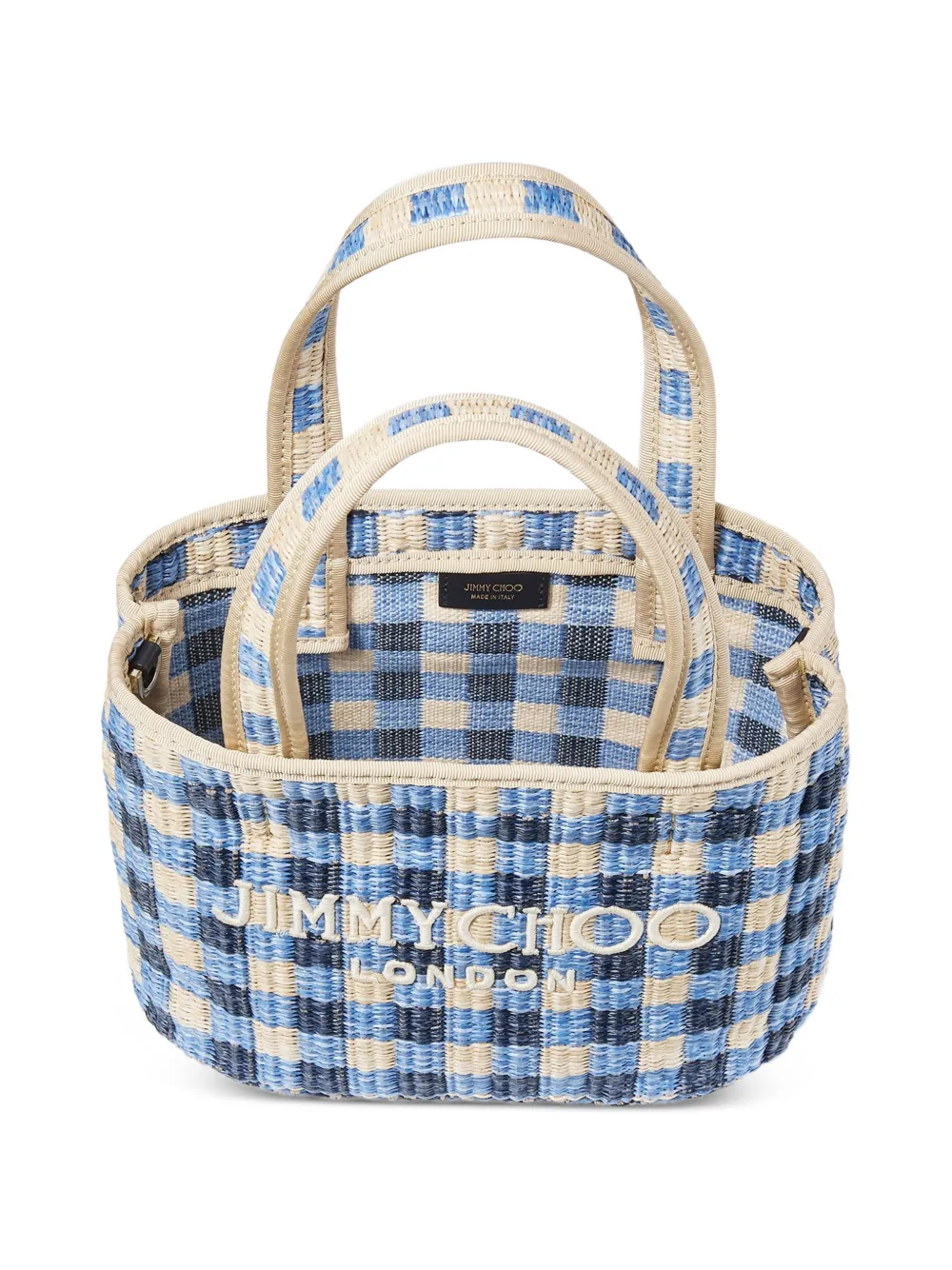 Jimmy Choo Beach East-West mini-shopper Blauw