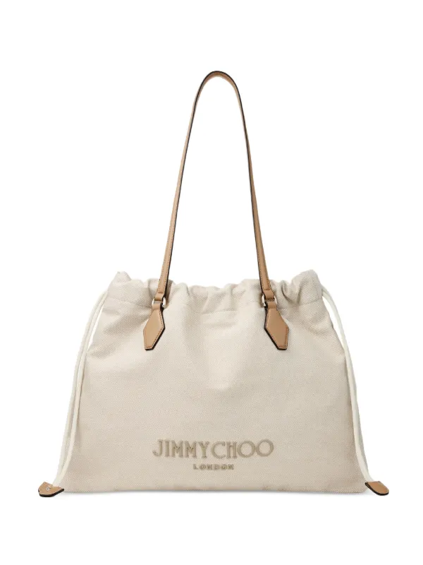 Jimmy Choo ドローストリング ハンドバッグ M | ニュートラル