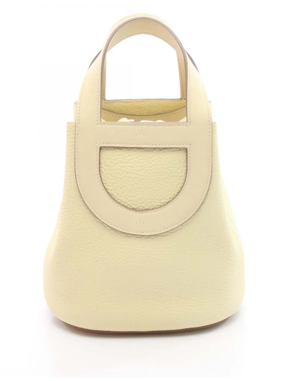 Hermès Pre-Owned 2025 Clemence and Swift In The Loop 18 handbag - Giallo