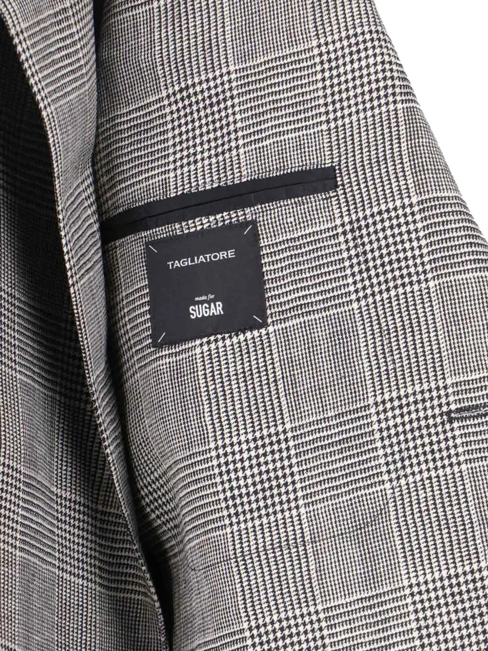 Tagliatore Geruite blazer Grijs