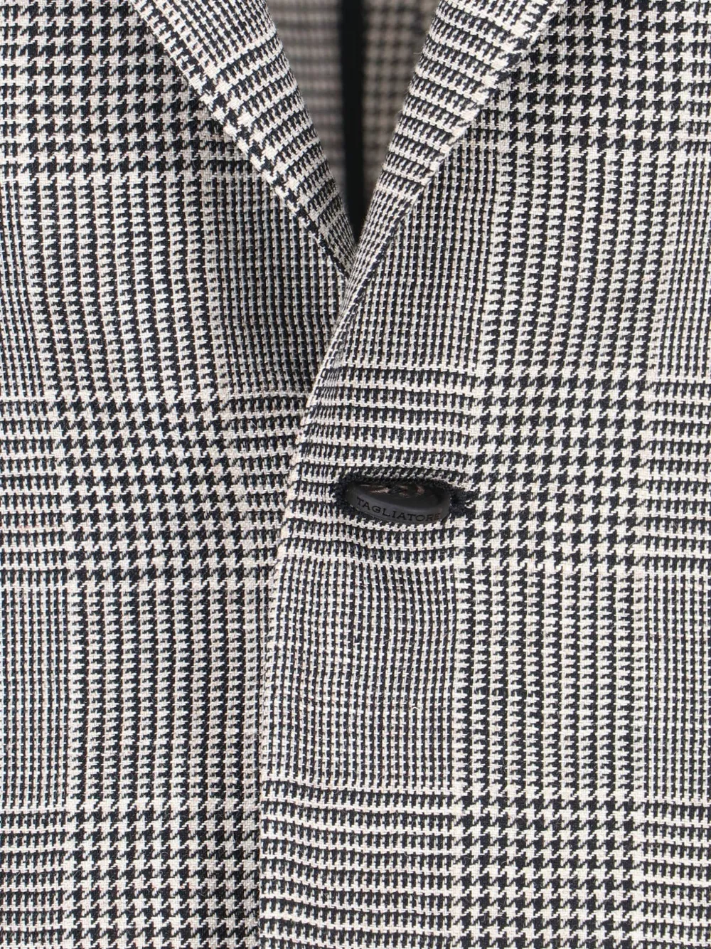 Tagliatore Geruite blazer Grijs
