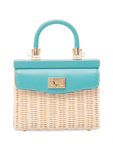 Rodo small wicker tote bag
