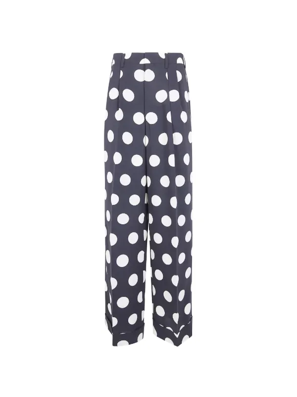 Junya Watanabe Polka-dot Trousers in Grey
