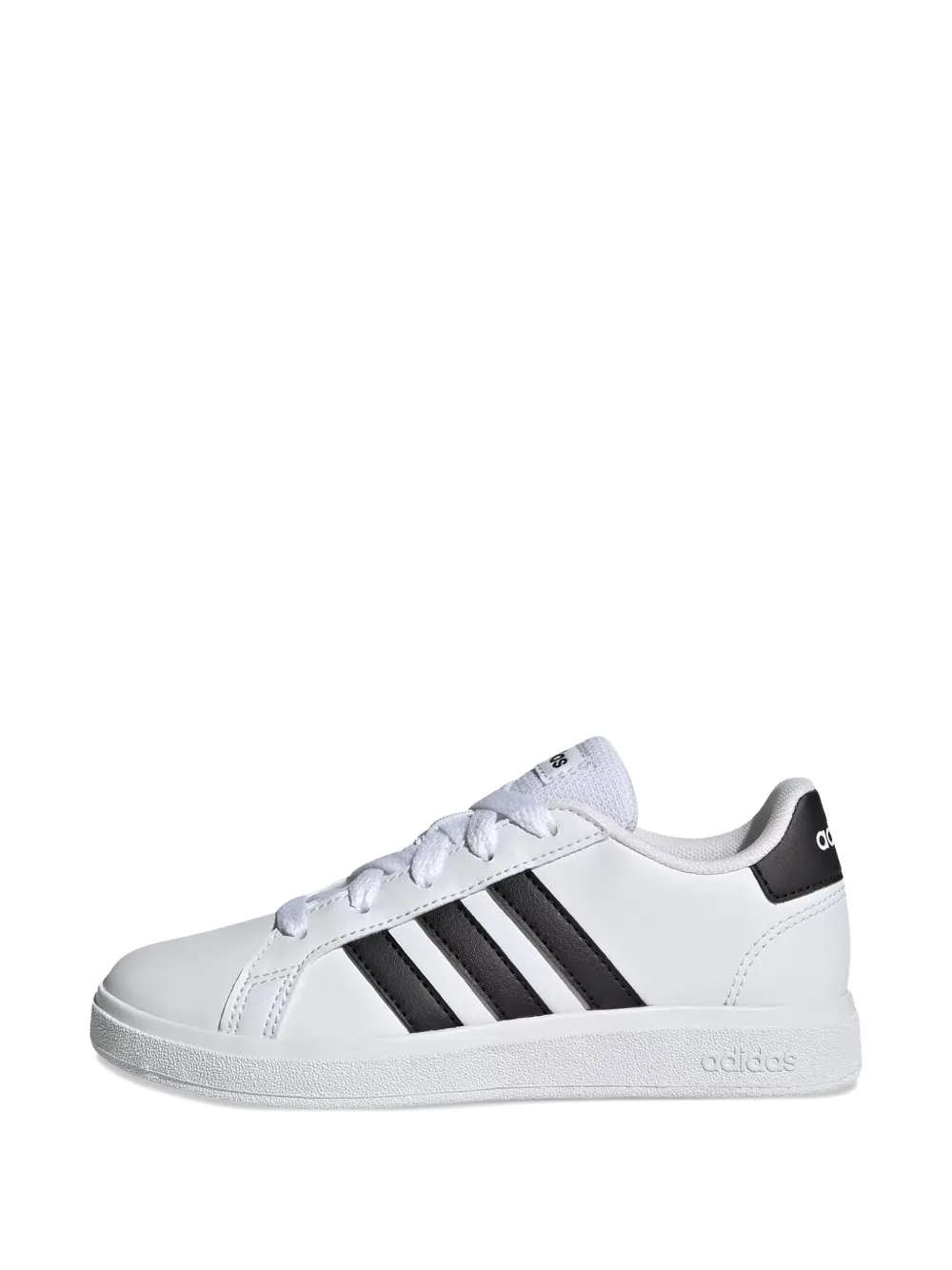 adidas Kids Grand Court 2.0 gestreepte sneakers Wit