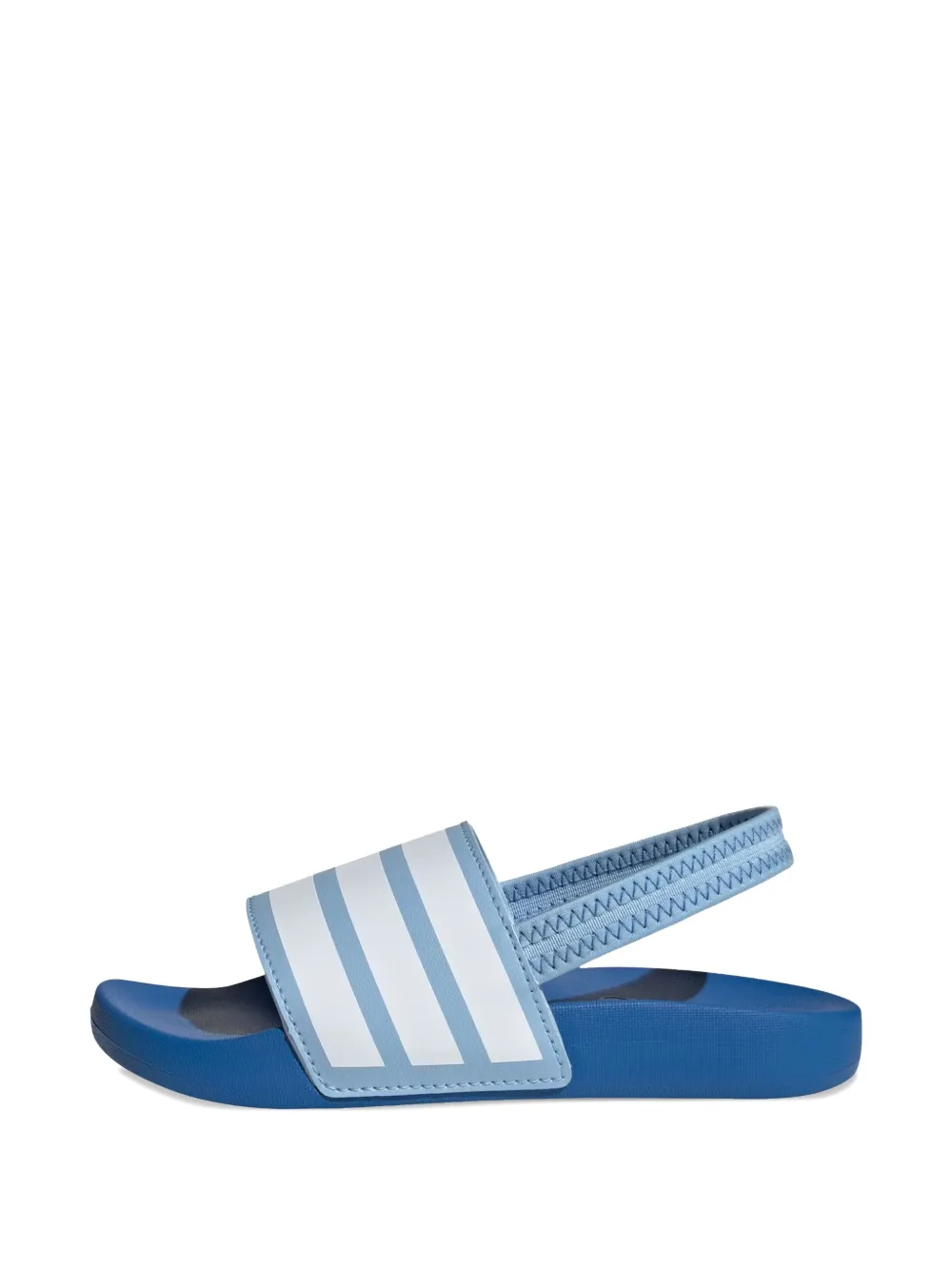 adidas Kids Gestreepte slippers Blauw