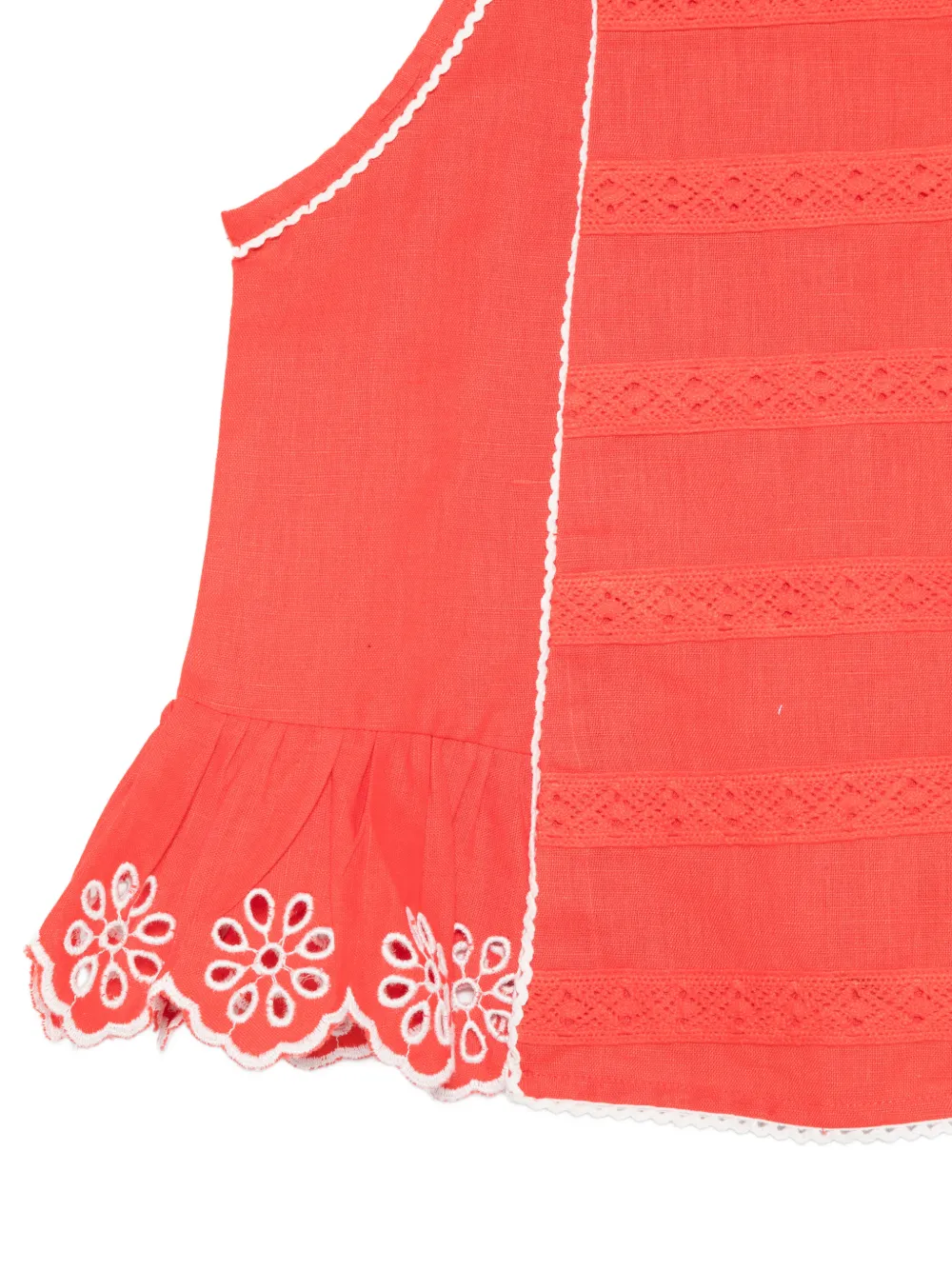 Embroidered-Detail Top