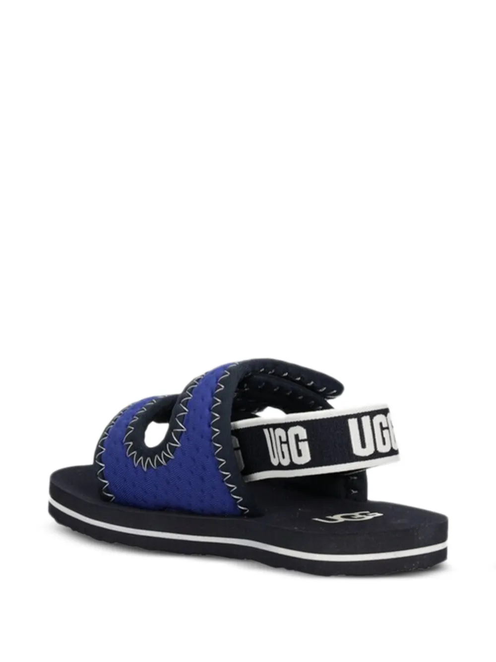 UGG Kids strap stitch sandals Blauw