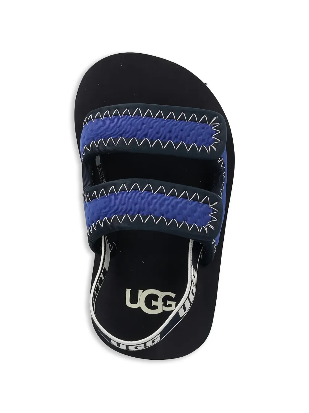 UGG Kids strap stitch sandals Blauw