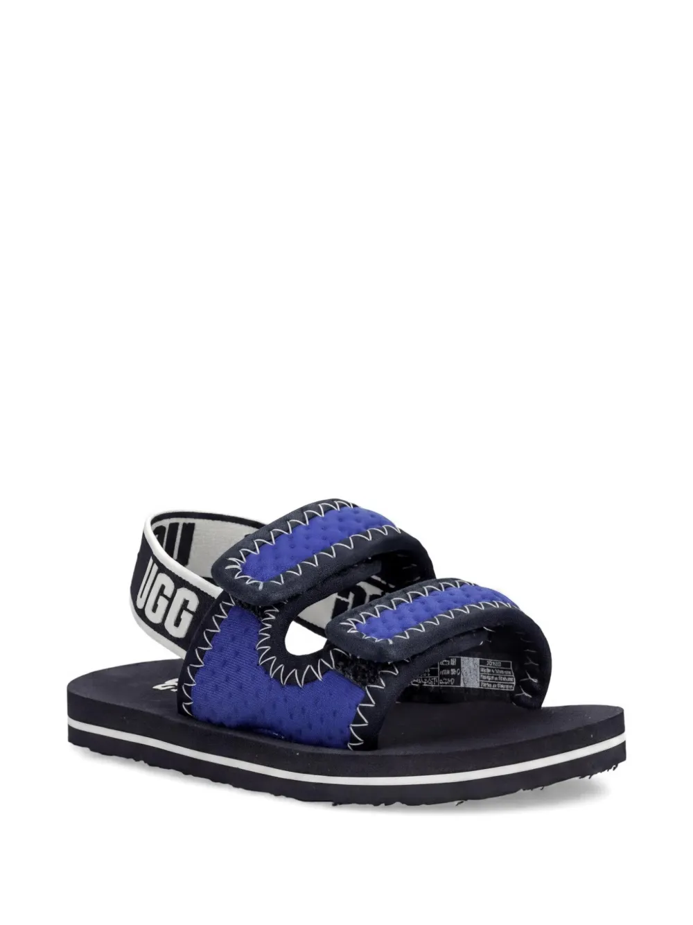 UGG Kids strap stitch sandals - Blu