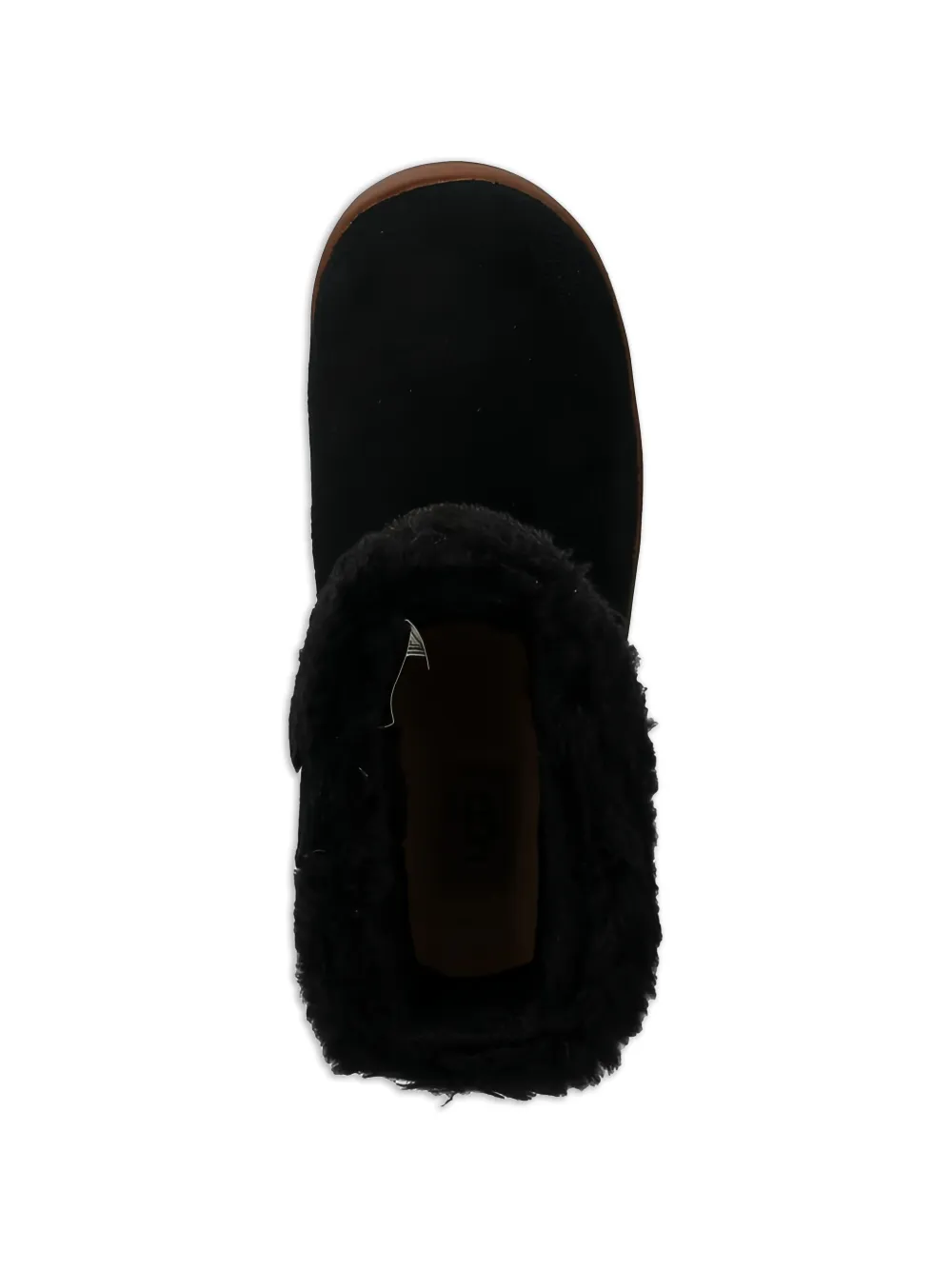 UGG Kids fur trim boots Zwart