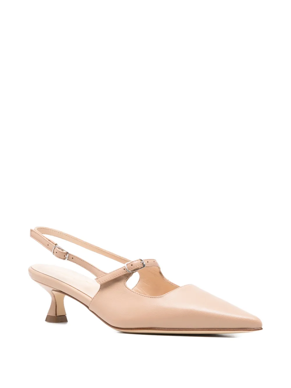 Anna F. Pumps met puntige neus Beige
