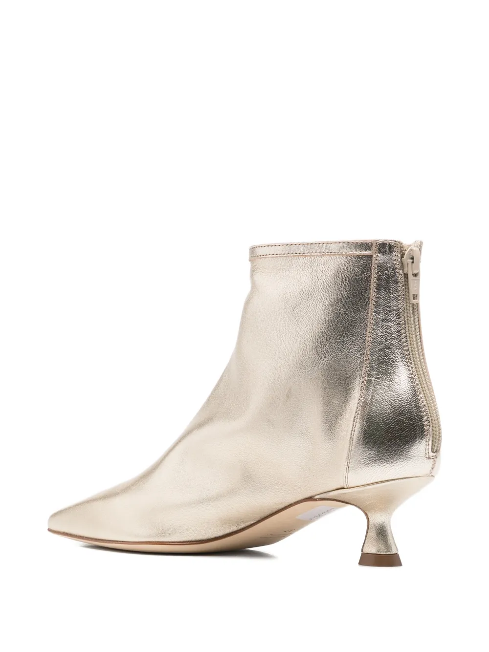 Anna F. pointed-toe boots Goud