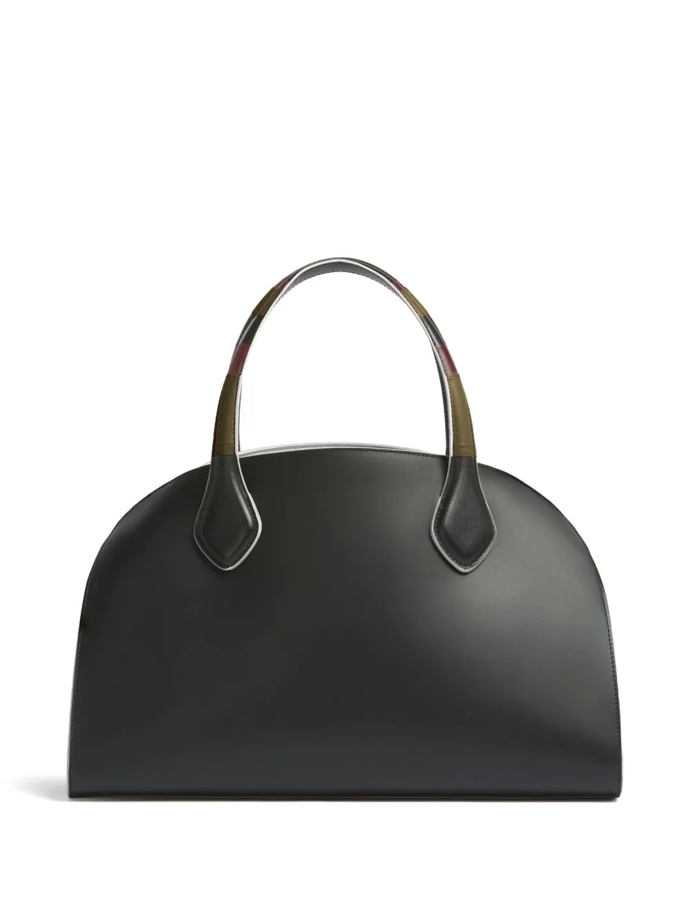 Marni Borsa a spalla con bordi a contrasto - Nero