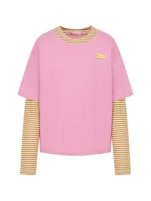 Jil Sander クルーネック Tシャツ | ピンク | FARFETCH JP