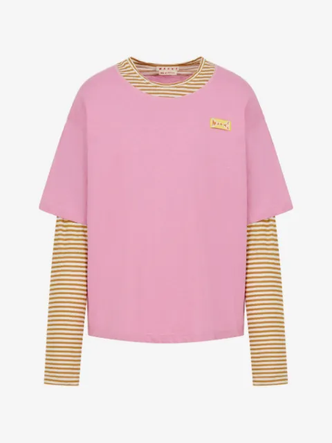 Marni layered cotton T-shirt