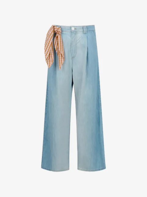 Marni jean en chambray à foulard
