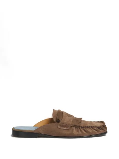 Marni fringed sabot clogs