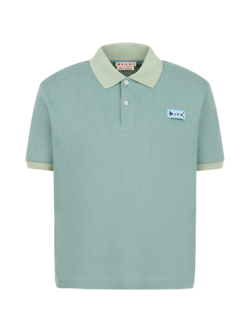 Marni Polo jacquard - Blu