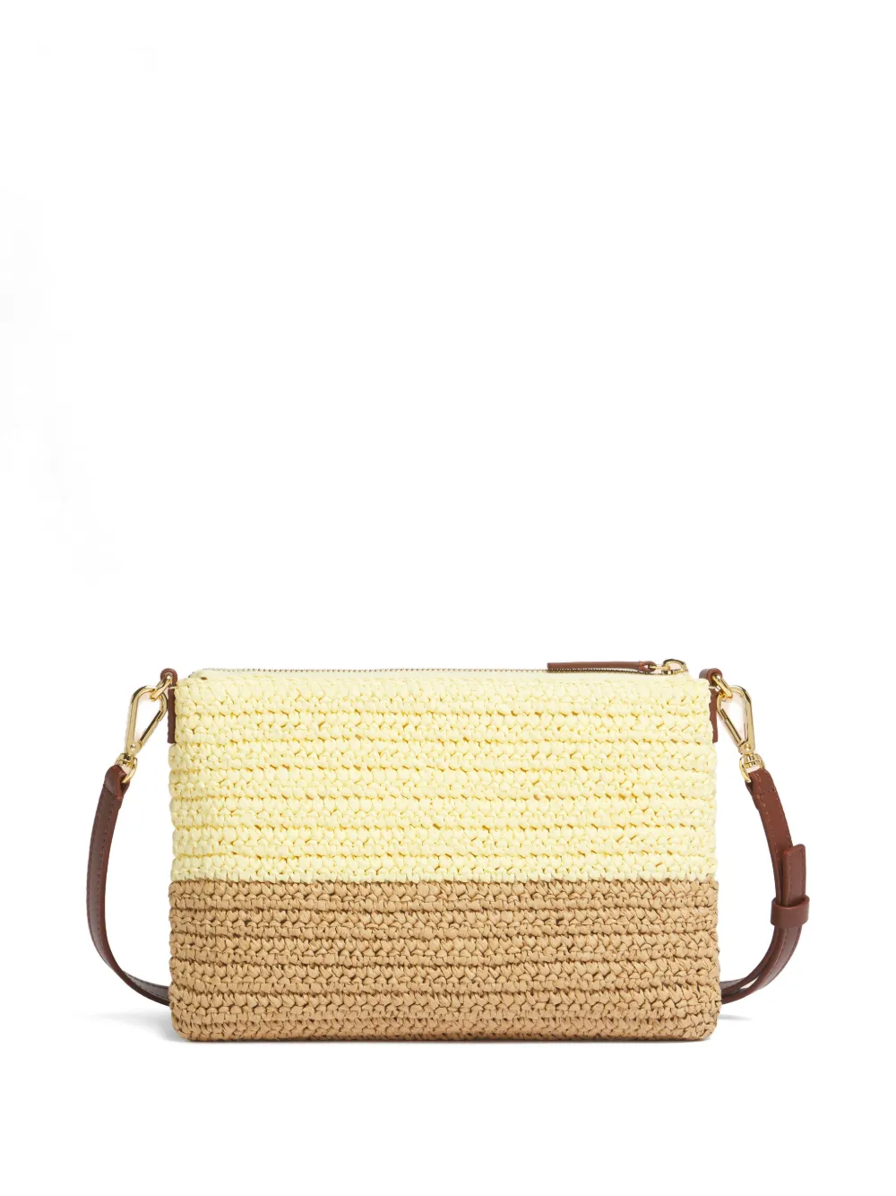  Marni Seaside Colour-block Pouch - Neutrals 