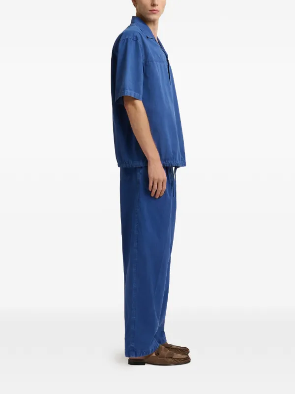 Marni ドローストリング シャツ | ブルー | FARFETCH JP