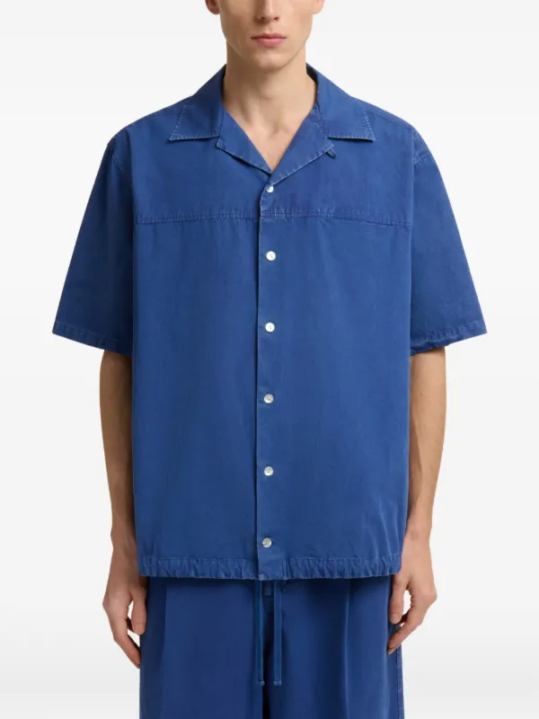 Marni ドローストリング シャツ | ブルー | FARFETCH JP
