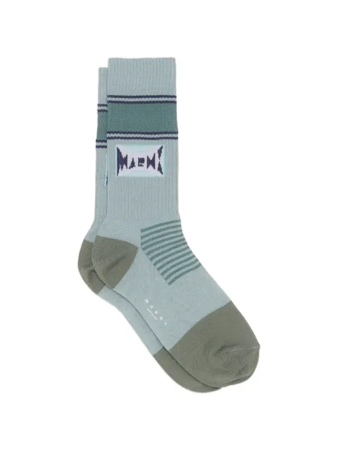 Marni ribbed striped socks