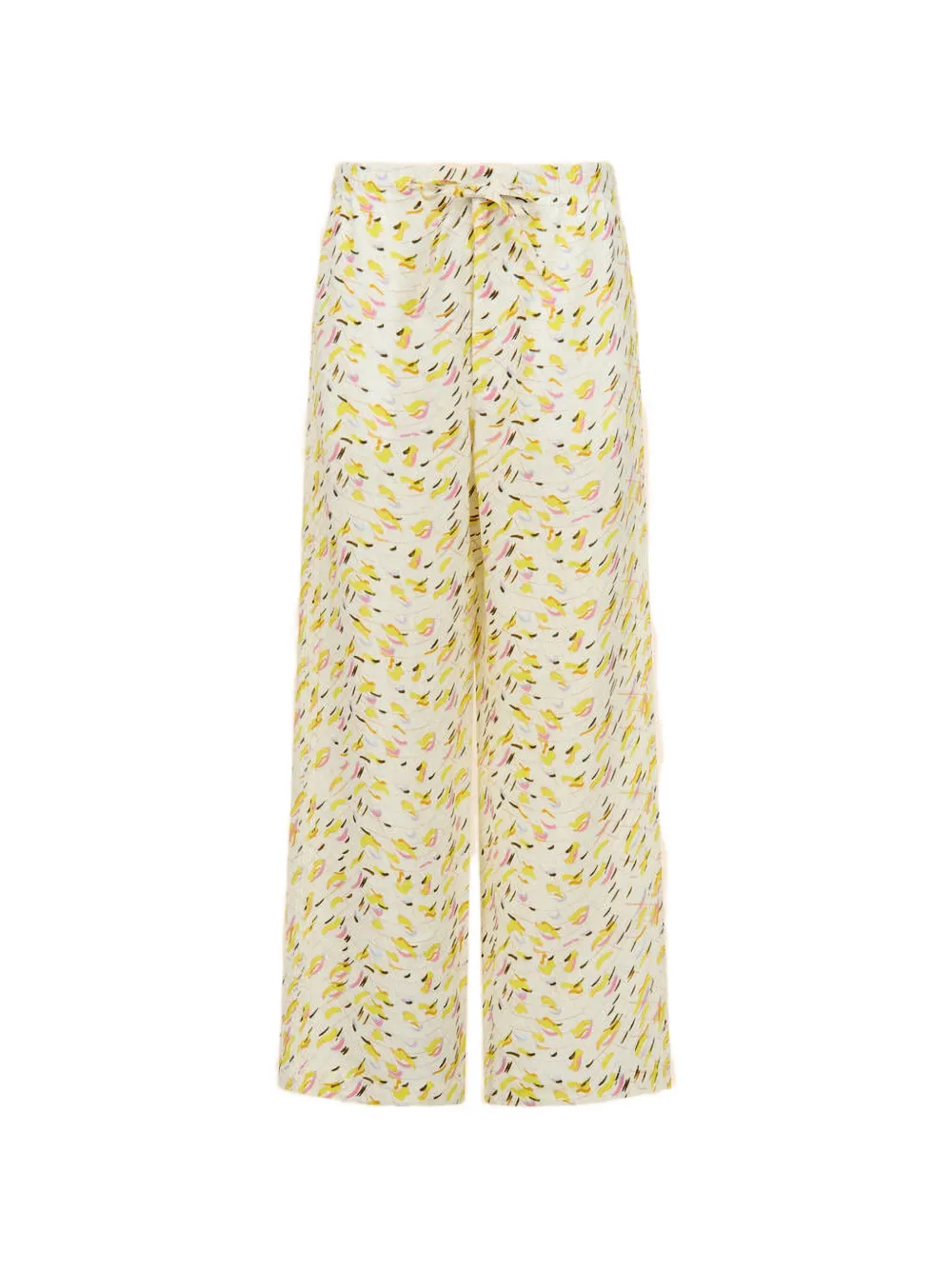 Marni Pantaloni a palazzo con coulisse - Toni neutri