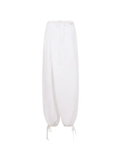 Marni draping wide-leg trousers