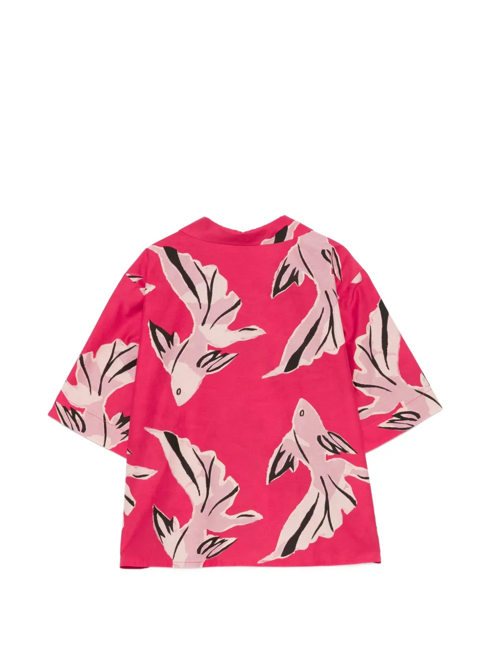 Paul Smith Blouse met vissenprint Roze