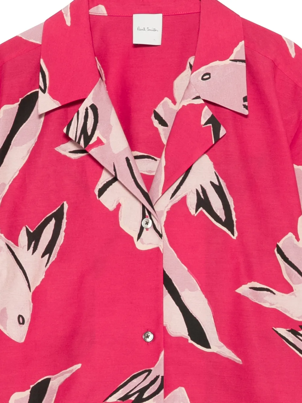 Paul Smith Blouse met vissenprint Roze
