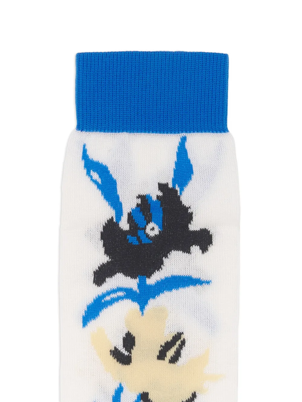 Marni Katoenen nylon sokken met bloemen intarsia Wit