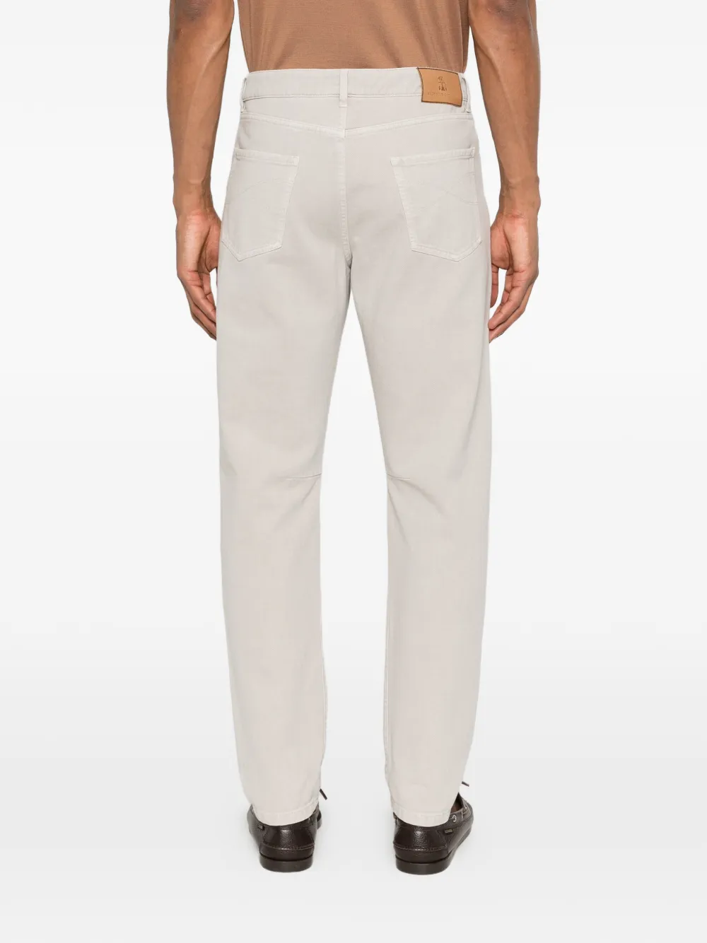 Brunello Cucinelli Jeans met rits Grijs