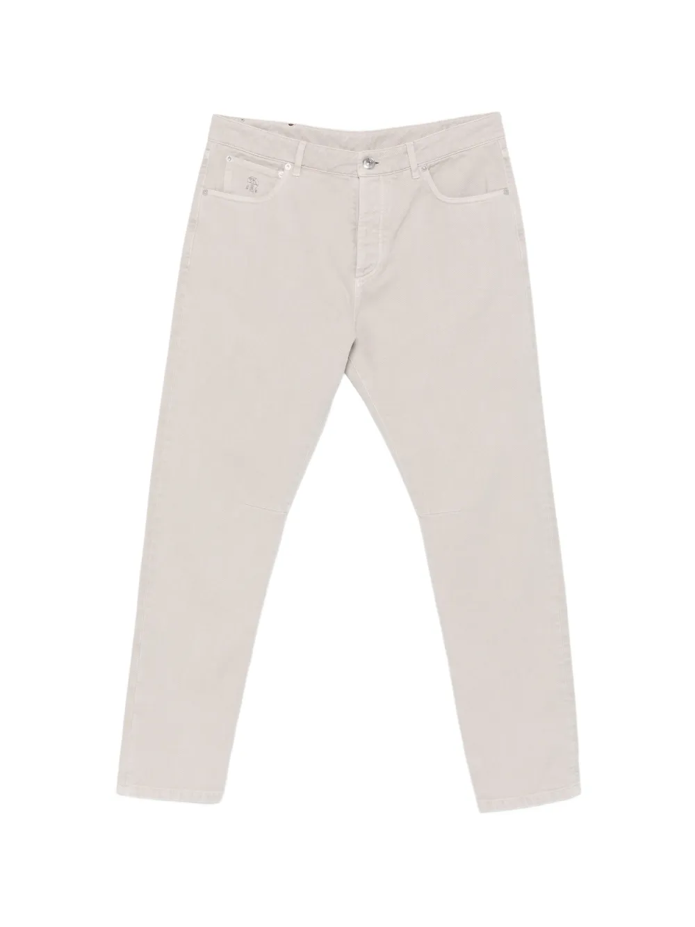 Brunello Cucinelli zip-up jeans - Grigio