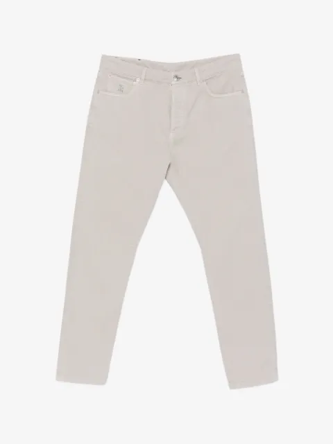 Brunello Cucinelli zip-up jeans