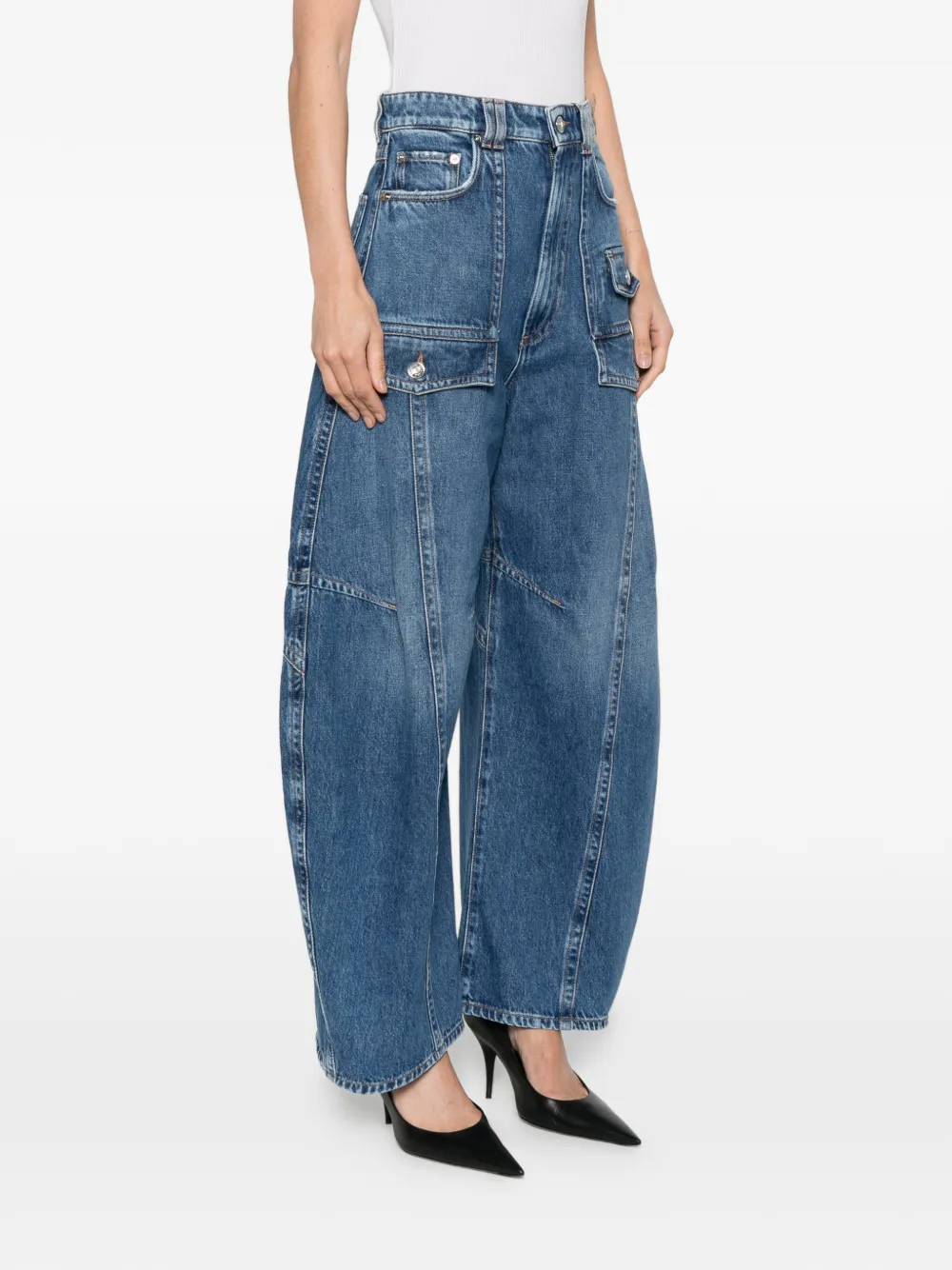  Sportmax Pocket Jeans - Blue 
