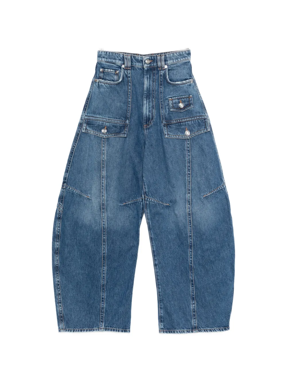 Sportmax pocket jeans - Blu