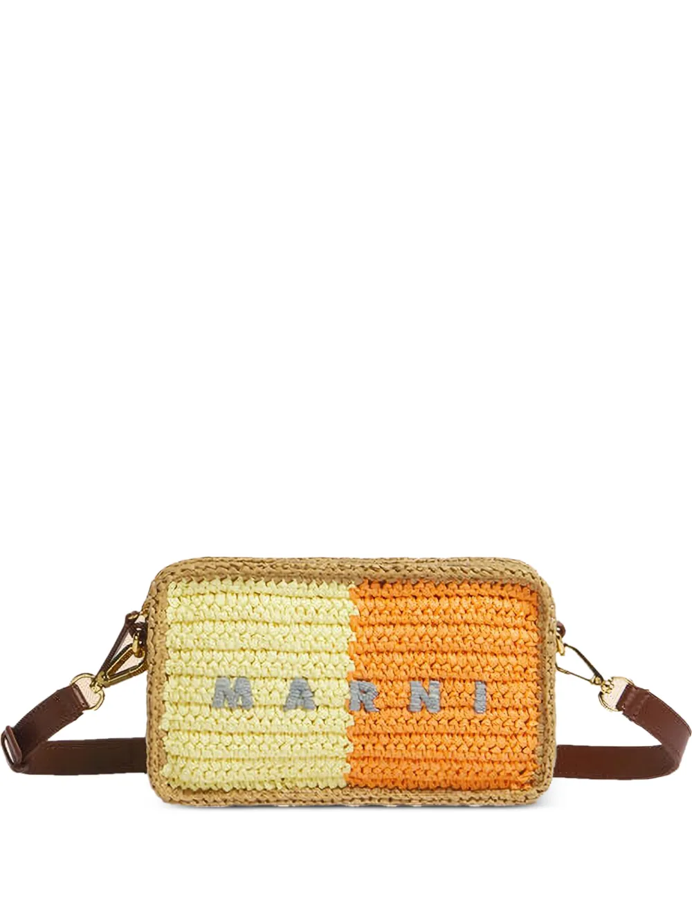 Marni Seaside colour-block camera bag