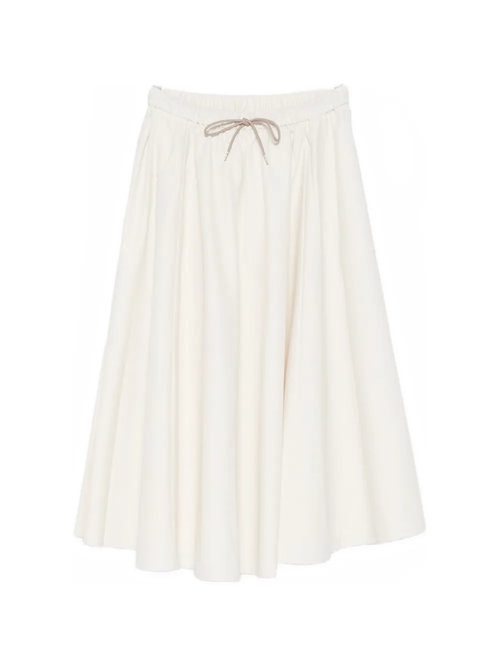 Cordera drawstring skirt - Bianco