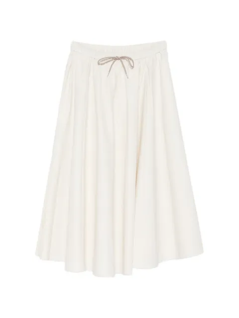 Cordera drawstring skirt