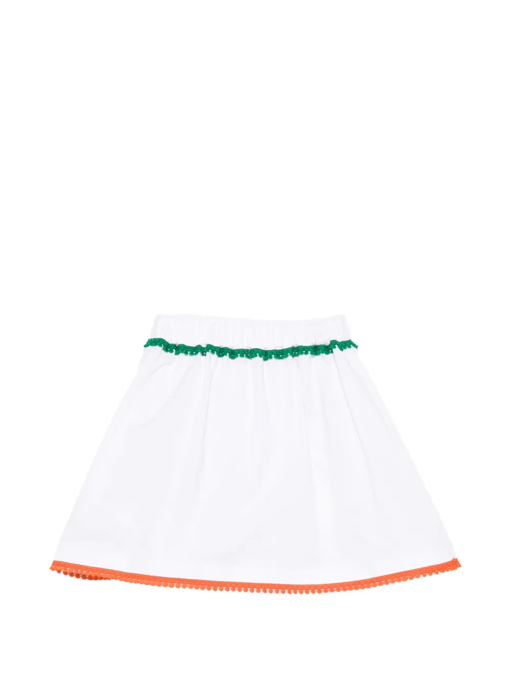 Stella Jean Kids Rok met borduurwerk Wit