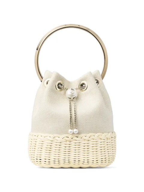 Jimmy Choo Bolsa bucket Bon Bon com aplicação