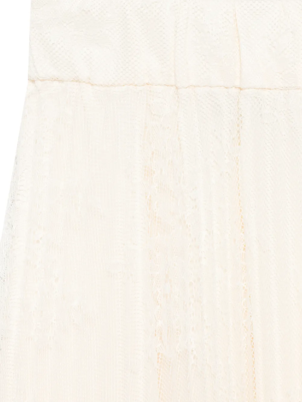 Alberta Ferretti Kids Plooirok Beige