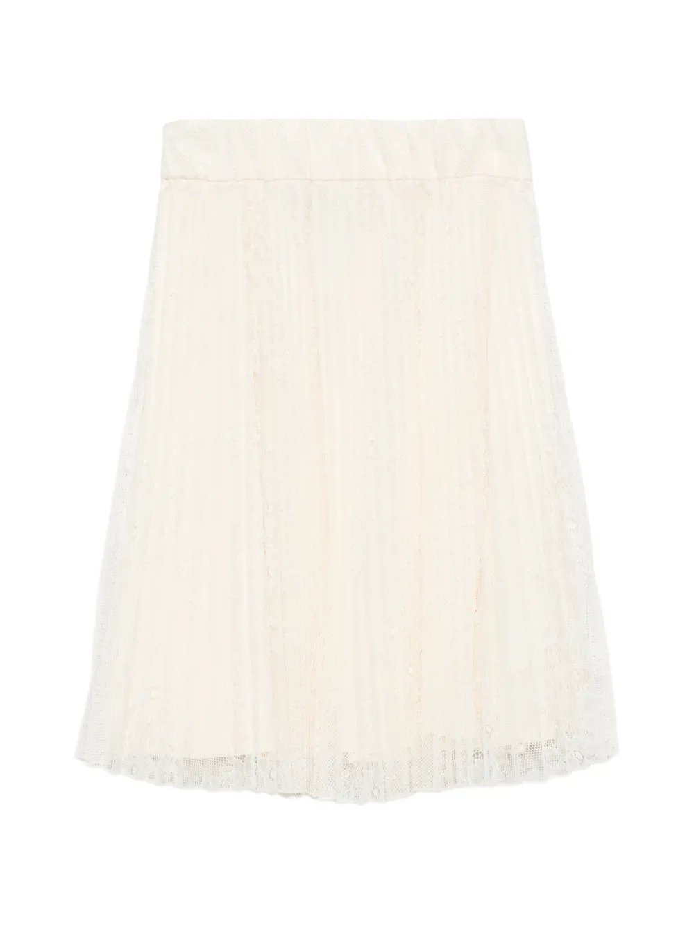 Alberta Ferretti Kids pleated skirt - Toni neutri