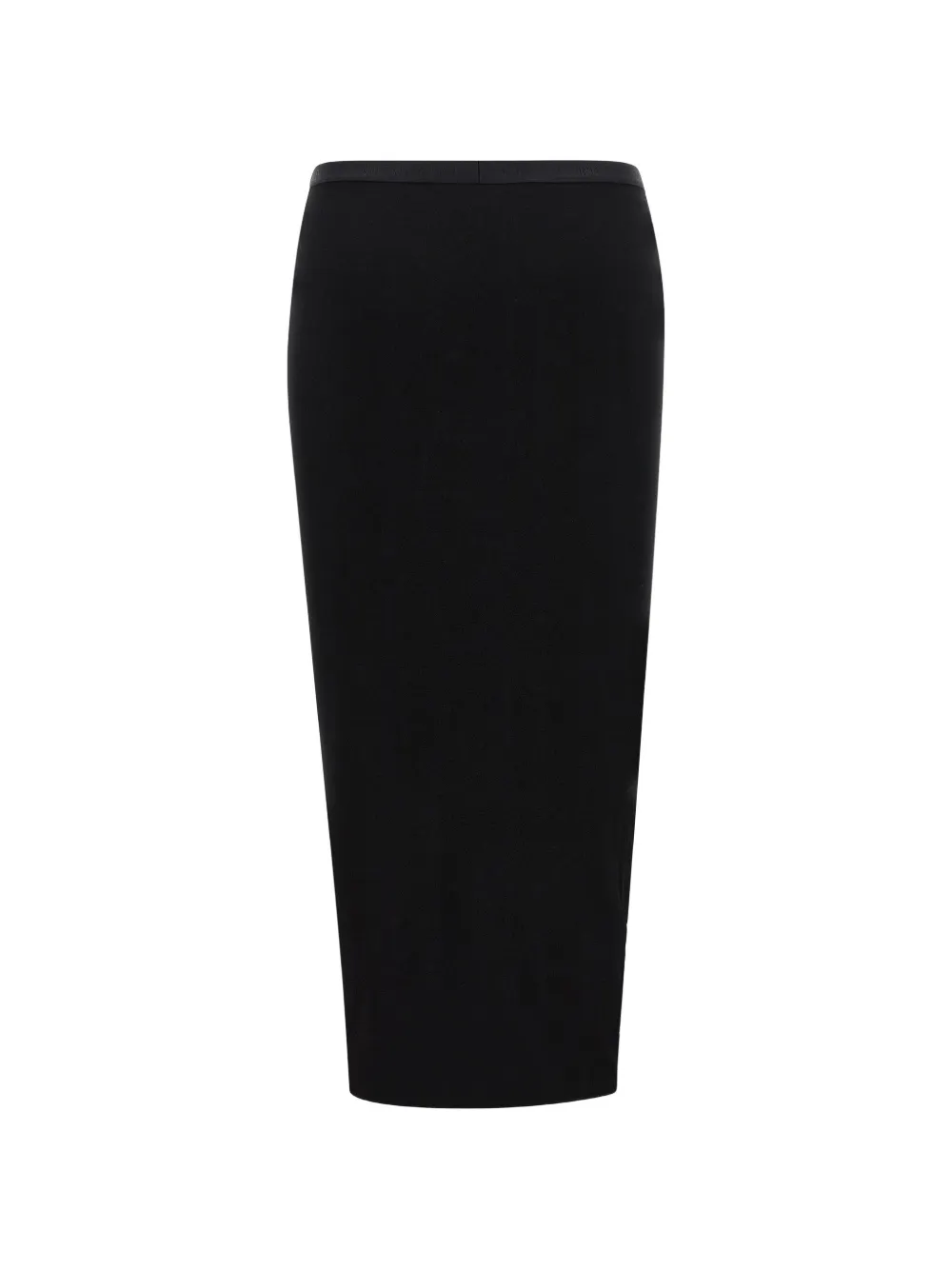 Valentino Garavani Midi-rok met logoband Zwart