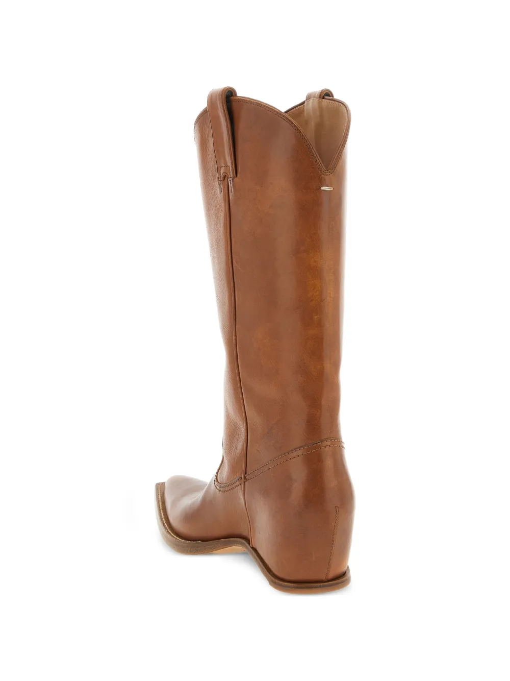 Maison Margiela Heel-Less leren laarzen Bruin