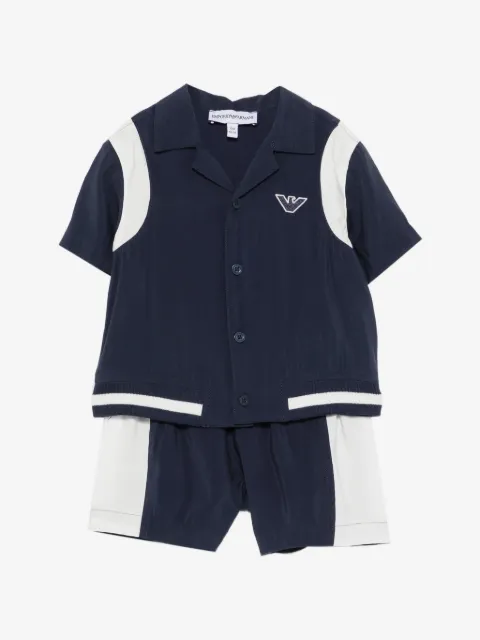 Emporio Armani Kids ロゴ ショートパンツ
