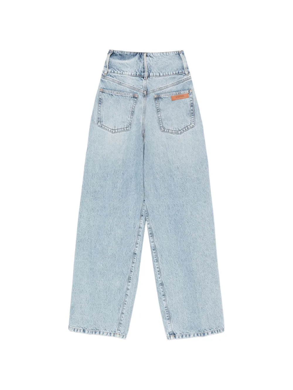 Sportmax Geplooide jeans Blauw