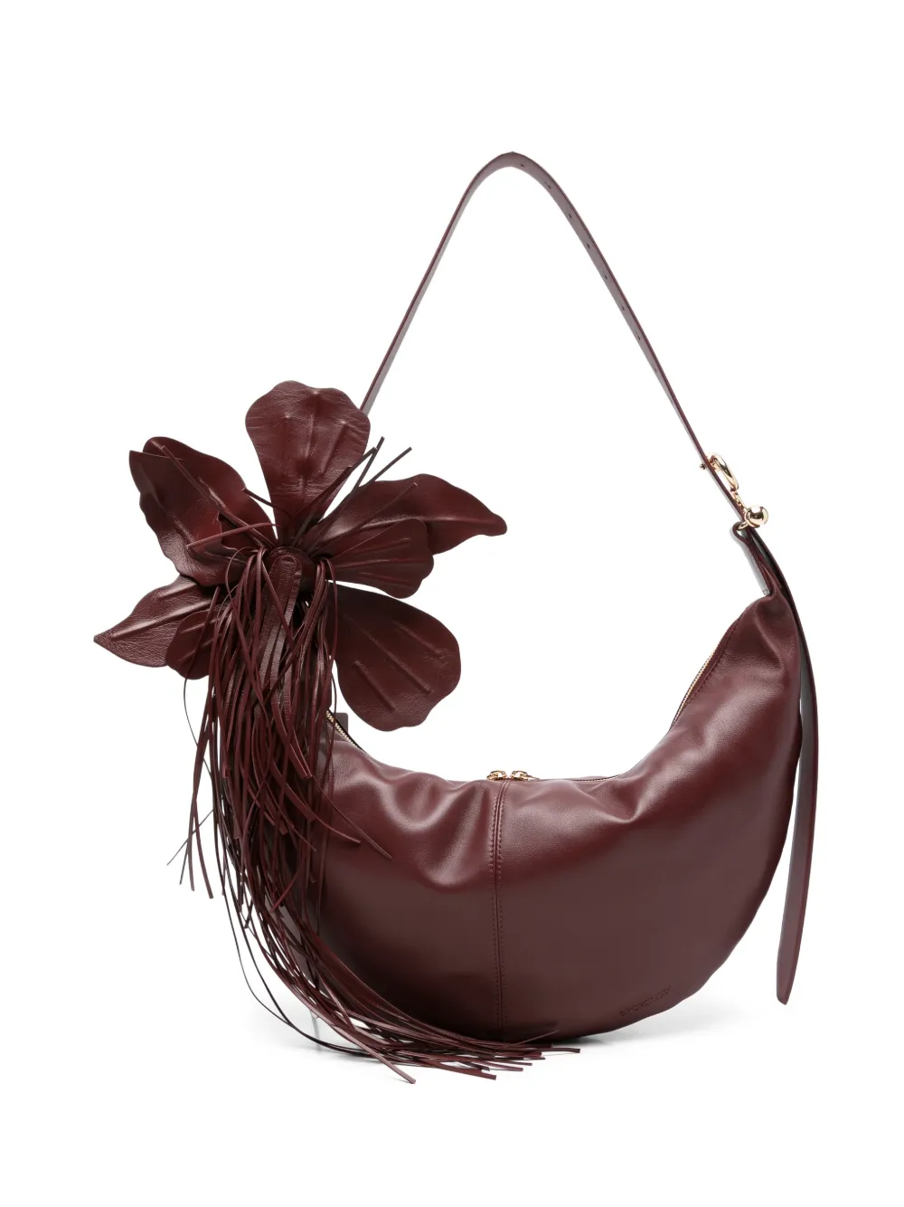 Sportmax Bruno flower-detail shoulder bag - Rosso
