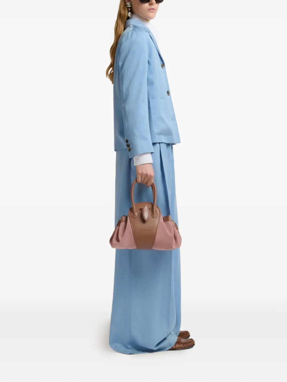  Marni Small Tulipea Shoulder Bag - Pink 